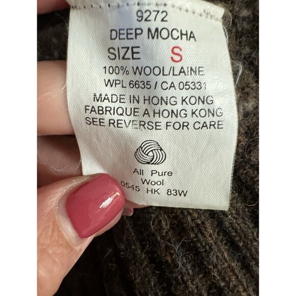 Woolrich Brown and Cream Women's Cardigan Sweater - Picture 7 of 8